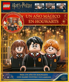 LEGO Harry Potter. Un año mágico en Hogwarts Incluye un libro, tres minifiguras, piezas LEGO y un escenario desplegable