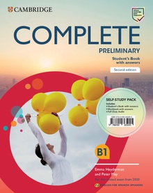 Complete preliminary self pack students workbook with key and full class audio (b1) for spanish speakers second edition