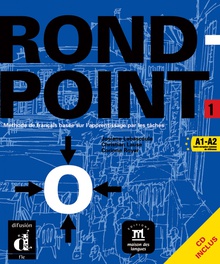 Rond-point 1.(livre+cd)+(portfolio)/cours de francais