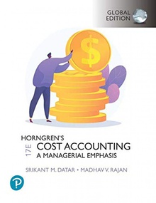Horngren's cost accounting a managerial emphasis