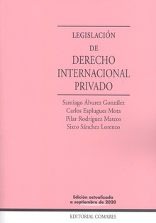 Legislacion de derecho internacional privado 22'ed