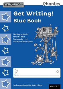 (pack 10).read write inc.phonics:get writing! blue book