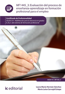 Evaluación del proceso de enseñanza-aprendizaje en Formación Profesional para el Empleo. SSCE0110