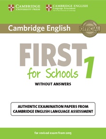 Cambridge english first schools 1. Student without key