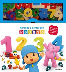 Aprende a contar con Pocoyó Libro con piezas encajables
