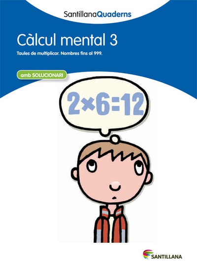 Càlcul mental, 3 Educació Primària. Quadern