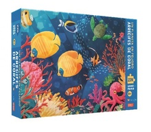 Arrecife de coral. 220 piezas. con puzzle. edic. ilustrado (