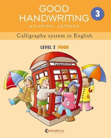 GOOD HANDWRITING 3-capital letters Callygraphy system in english-level 2 food