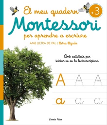 El meu quadern Montessori per aprendre a escriure