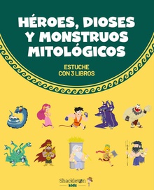 Héroes, dioses y monstruos mitológicos Estuche con tres libros