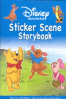 Winnie the pooh sticker scene storybook